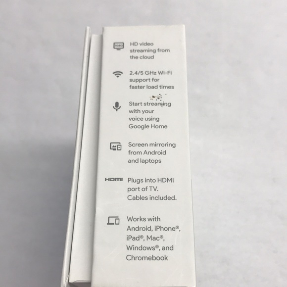 Google Chromecast (2nd Generation) HD Media Streamer-black. - Picture 5 of 6